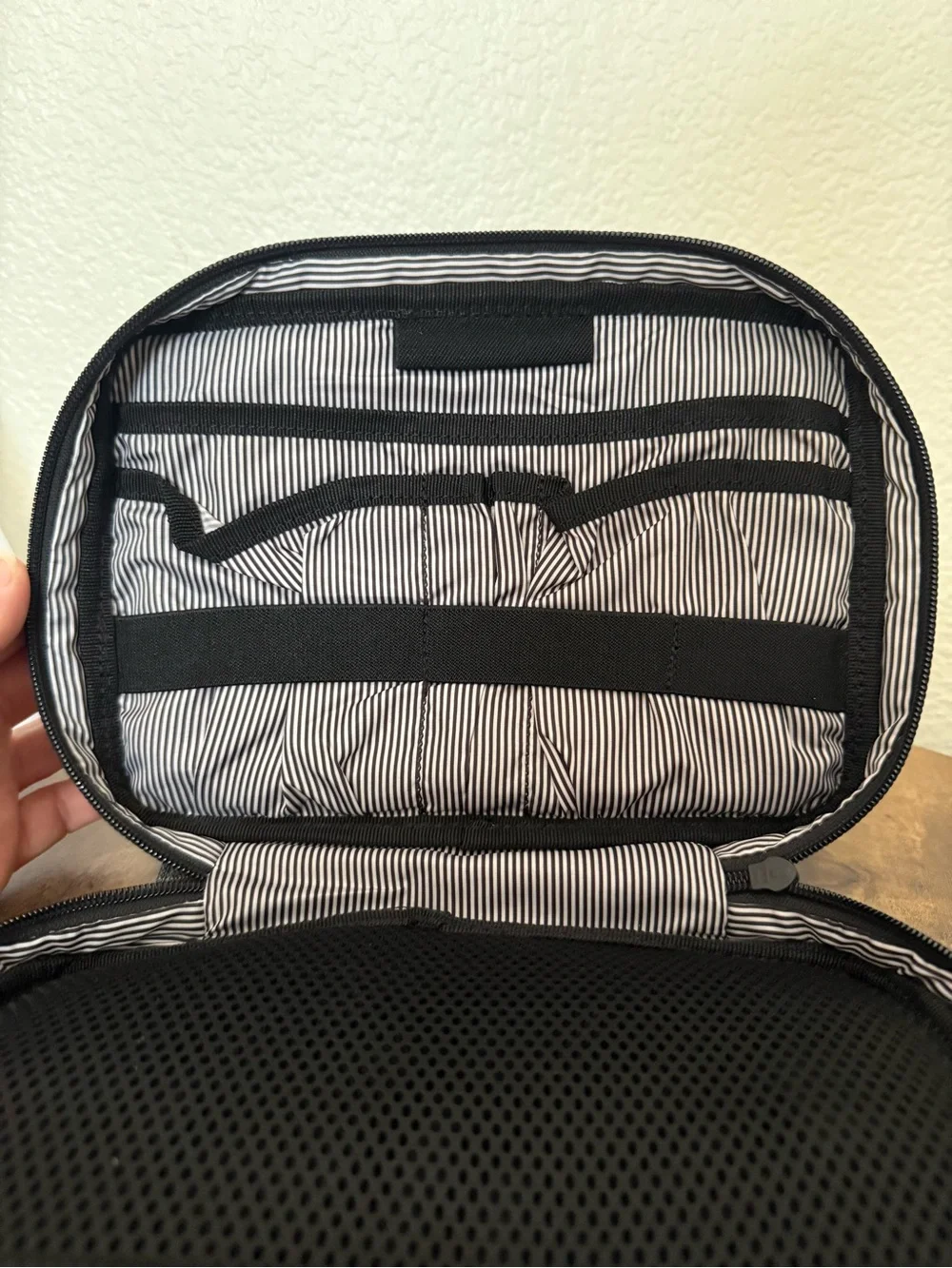 Herschel Supply Company Grey Tech Organizer Pouch with Black Trim